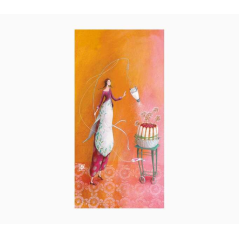 Pictura Carte Double Gaëlle Boissonnard - Finition Vernis épais gaufré UV - Stratifié Mat Soft Touch - 10,5x21cm - Papier Certif