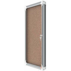 ✅ Nobo Vitrine pour 4 feuilles A4 avec surface en liège - 532x692x37mm - Porte en verre de sécurité - Cadre e en stock