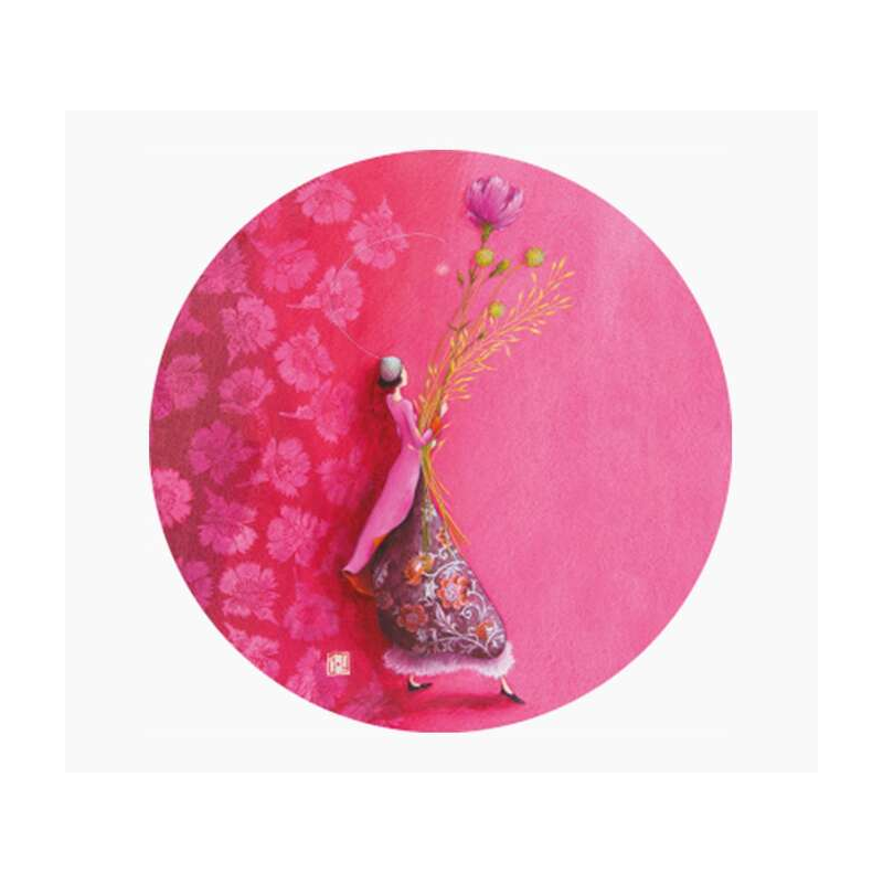 Pictura Aimant rond Gaëlle Boissonnard - 56 mm - Imprimé sur papier certifié FSC