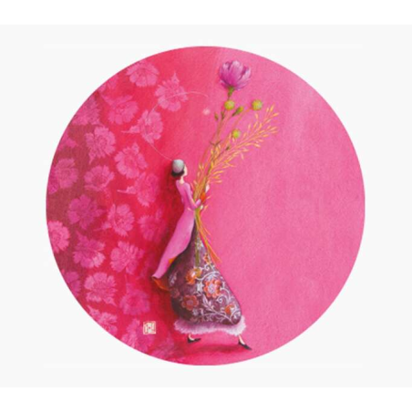 Pictura Aimant rond Gaëlle Boissonnard - 56 mm - Imprimé sur papier certifié FSC