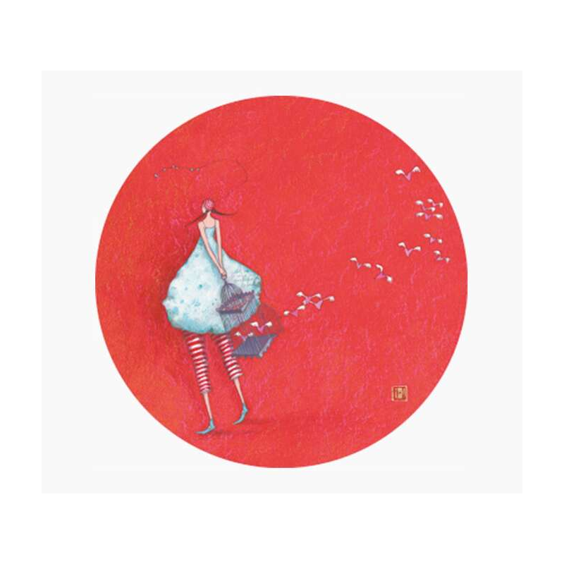 Pictura Aimant rond Gaëlle Boissonnard - 56 mm - Imprimé sur papier certifié FSC