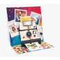 Pictura Carte pop-up 3D Polaroid – 16 x 16 cm – Thème Polaroid – Emballée individuellement – Avec enveloppe blanche – Papier cer