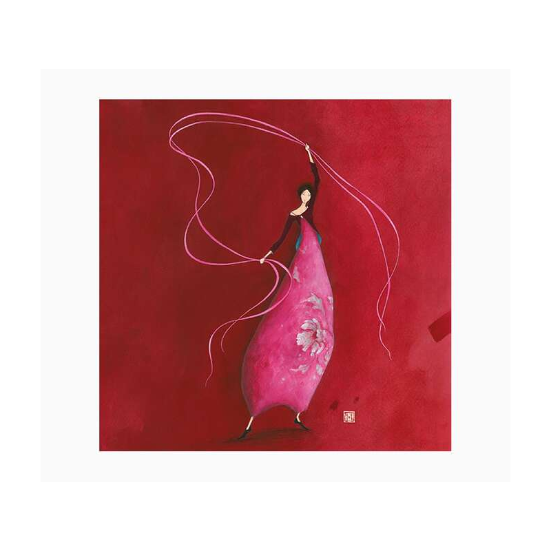 Pictura Carte Double Gaëlle Boissonnard - Finition Vernis Epais Gaufré UV - Plastification Mat Soft Touch - 16x16cm - Papier Cer