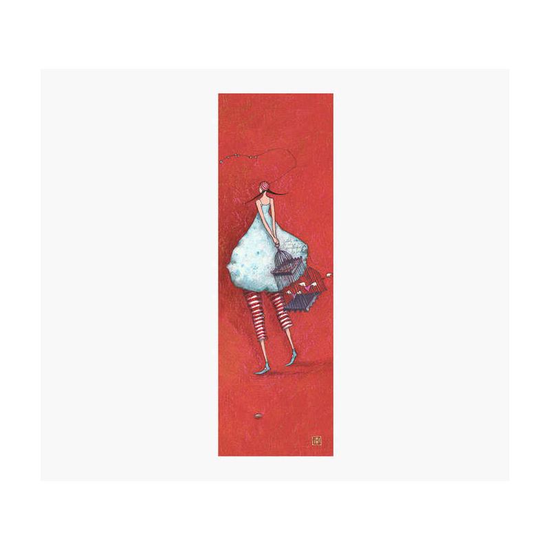 Marque-page Pictura Gaëlle Boissonnard - 5,5x14 cm - Emballé individuellement sous cellophane - Imprimé sur papier certifié FSC