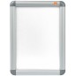 Cadre publicitaire Nobo format A4 avec protection PVC antireflet et résistant aux intempéries - Cadre élégant en aluminium