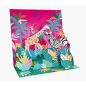 Carte pop-up Pictura 3D – 16 x 16 cm – Thème jungle – Emballée individuellement – Avec enveloppe blanche – Papier certifié FSC