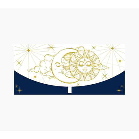 Cartes d'argent Pictura - Format horizontal - Thème Astros - 21,3 x 9,6 cm - Emballées individuellement - Avec enveloppe blanche