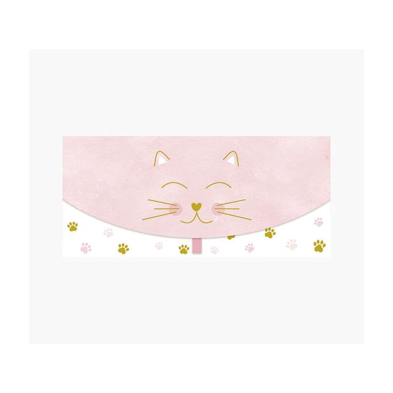 Pictura Money Cards - Carte cadeau de type enveloppe horizontale - Thème chats - 21,3 x 9,6 cm - Emballées individuellement sous