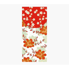 Cartes d'argent Pictura - Carte cadeau à enveloppe verticale - Thème fleur - 9,6 x 21,3 cm - Emballées individuellement sous cel