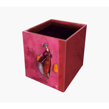 Pictura Boîte Porte-Crayons Gaëlle Boissonnard - 8,5x8,5x10,5cm - Design Artistique et Coloré - Idéale pour Organiser Vos Crayon