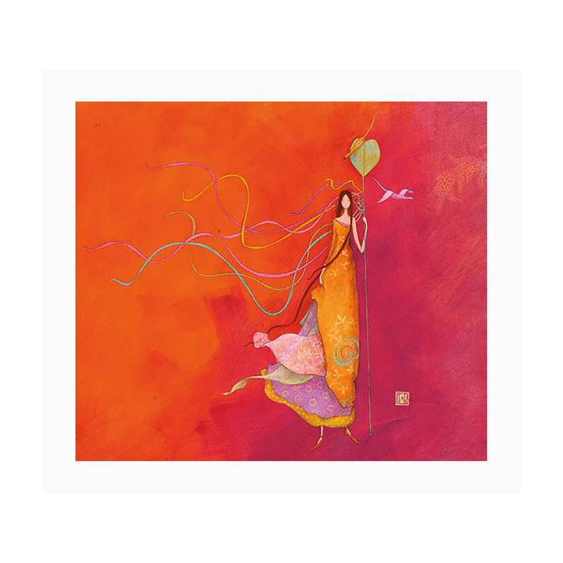 Pictura Carte Double Gaëlle Boissonnard - Finition Vernis épais gaufré UV - Stratifié Mat Soft Touch - 10,5x21cm - Papier Certif