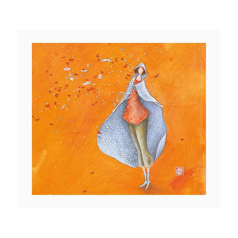 Pictura Carte Double Gaëlle Boissonnard - Finition Gaufrage UV - 10,5x21cm - Plastifié Mat - Papier Certifié FSC