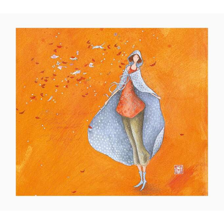 Pictura Carte Double Gaëlle Boissonnard - Finition Gaufrage UV - 10,5x21cm - Plastifié Mat - Papier Certifié FSC