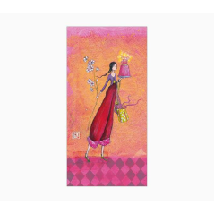 Pictura Carte Double Gaëlle Boissonnard - Finition Vernis épais gaufré UV - Stratifié Mat Soft Touch - 10,5x21cm - Papier Certif
