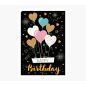 Carte Pictura Zig-Zag – 15 x 22 cm – Thème cœurs – Triptyque sans emballage – Avec enveloppe blanche – Papier certifié FSC
