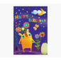 Carte Pictura Zig-Zag – 15 x 22 cm – Thème monstres – Carte à trois volets non emballée – Comprend une enveloppe blanche – Impri