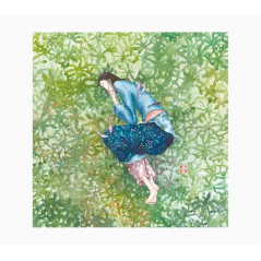 Pictura Carte Double Gaëlle Boissonnard - Finition Vernis Epais Gaufré UV - Plastification Mat Soft Touch - 16x16cm - Papier Cer