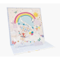 Carte pop-up Pictura 3D – 16 x 16 cm – Thème ciel – Emballée individuellement – Avec enveloppe blanche – Papier certifié FSC