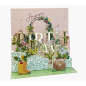 Carte pop-up Pictura 3D – 16 x 16 cm – Thème serre – Emballée individuellement – Avec enveloppe blanche – Papier certifié FSC