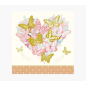 Carte Pictura Arabesque - 16x16 cm - Thème Papillon - Triptyque sans emballage - Comprend une enveloppe blanche - Papier certifi