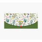 Cartes d'argent Pictura - Format horizontal - Thème fleur - 21,3 x 9,6 cm - Emballées individuellement - Avec enveloppe blanche