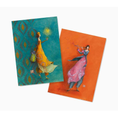 Pictura Gaëlle Boissonnard Lot de 2 Carnets A6 - Finition Vernis Epais Gaufré UV - 10,5x15cm - Deux Carnets de 48 pages - Papier