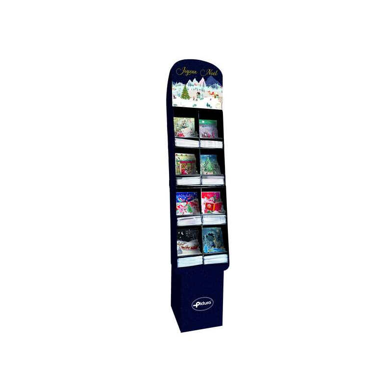 Pictura Display 96 cartes de Noël pop-up 3D
