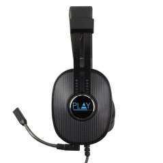 Casque de jeu Ewent - Microphone intégré - Éclairage RVB - Contrôle du volume et du microphone - Bandeau réglable - Câble en nyl