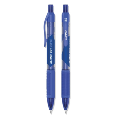 LOT de 24 Porte-mine Alpino Dot 0,5 mm - Prise en main confortable - Gomme - Bleu