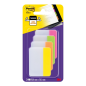 Distributeur d'index Post-It avec 66 marqueurs repositionnables - Forme rectangulaire - Couleurs assorties
