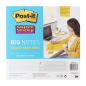 Bloc de 30 notes adhésives repositionnables Post-It Super Sticky - Forme carrée - 279 x 279 mm - Jaune clair