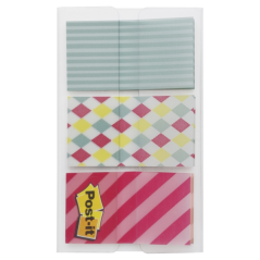 Index Post-It 60 marqueurs repositionnables - Moyen - Collection Carnaval - Couleurs variées