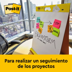 Notes Post-It Super Sticky - 20 blocs de notes - Rectangulaires - 584 x 508 mm - Blanc