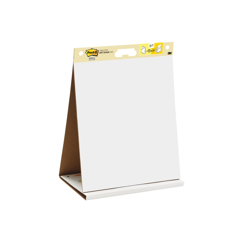Notes Post-It Super Sticky - Paquet de 20 - Rectangulaires - 508 x 584,2 mm - Blanc