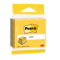 Cube Post-It de 325 notes autocollantes repositionnables - Forme carrée - Couleurs assorties