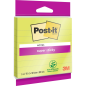 Bloc de 70 notes autocollantes Post-It Super Sticky, lignées, repositionnables, 101 x 101 mm, vert
