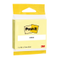 Bloc de 100 notes autocollantes repositionnables Post-It - Forme carrée - 76 x 76 mm - Jaune clair