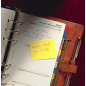 Post-It Pack de 6 blocs de 100 notes autocollantes recyclées - Forme rectangulaire - 51 x 38 mm - Jaune clair