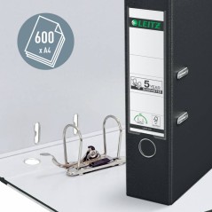 ✅ Classeur Leitz 180° Plastique A4 couleur Noir en stock