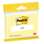 Bloc-notes Post-It de 100 notes autocollantes repositionnables - 76 x 127 mm - 100 % PEFC - Jaune clair