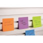 Lot de 3 blocs de 100 notes autocollantes repositionnables Post-It - Forme rectangulaire - 38 x 51 mm - Couleurs assorties