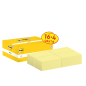 Post-It Pack de 20 blocs de 100 notes autocollantes repositionnables - Forme rectangulaire - 76 x 127 mm - Jaune clair