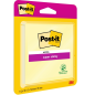 Bloc de 90 notes adhésives repositionnables Post-It Super Sticky - 76 x 76 mm - 100 % PEFC - Jaune clair