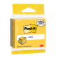 Cube Post-It de 390 notes autocollantes repositionnables - Forme carrée - 76 x 76 mm - Couleurs assorties
