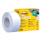 Rouleau de recharge de ruban adhésif inscriptible Post-It - 25,4 mm x 17,7 m - 6 lignes de large - Blanc