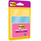 Post-It Super Sticky Pack de 3 blocs de 45 notes autocollantes repositionnables - Forme - Couleurs assorties
