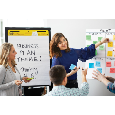 Post-It Super Sticky Pack de 24 blocs de 90 notes autocollantes repositionnables - 76 x 76 mm - Promotion 21 blocs + 3 gratuits