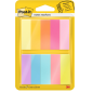 Lot de 10 blocs de 50 marqueurs repositionnables Post-It - Forme rectangulaire - Couleurs assorties