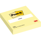 Bloc de 200 notes autocollantes repositionnables Post-It - Forme carrée - 101 x 101 mm - Jaune clair
