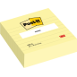 Bloc de 300 notes autocollantes repositionnables Post-It - Forme carrée - 101 x 101 mm - Jaune clair